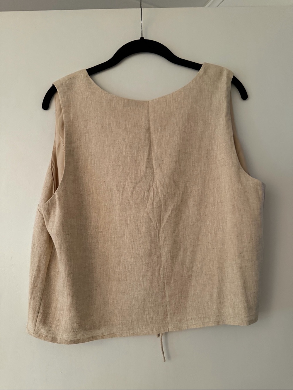 Linen Vest Top - Picture 2 of 3